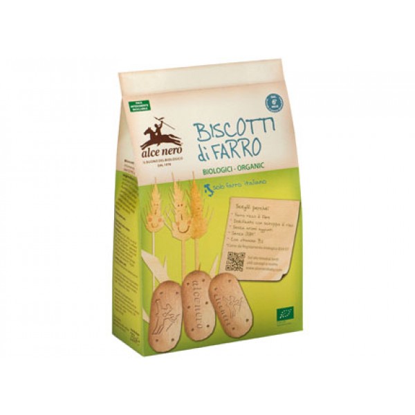 Biscotti di farro biologici per bambini 250g ALCE NERO