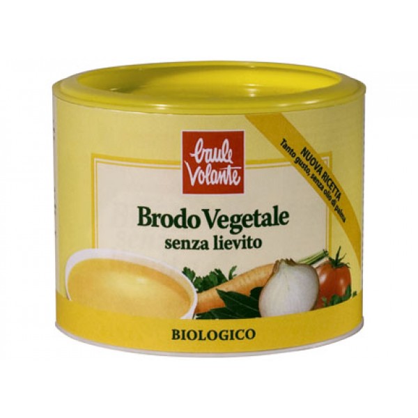 Brodo vegetale in polvere senza lievito 210g BAULE VOLANTE