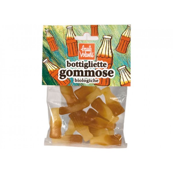Caramelle bottigliette gommose alla cola 75g BAULE VOLANTE