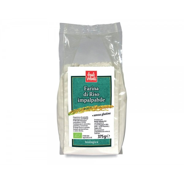 Farina di riso impalpabile 375g BAULE VOLANTE