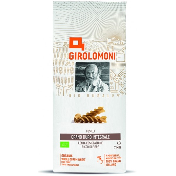 Fusilli pasta di semola integrale di grano duro 500g GIROLOMONI