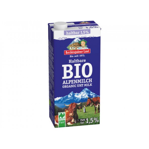 Latte parzialmente scremato UHT 1L BERCHTESGADENER LAND