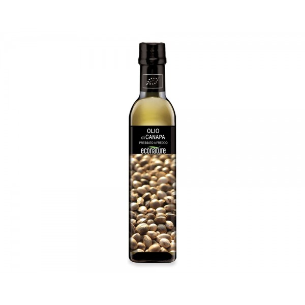 Olio di semi di Canapa bio PRESSATO A FREDDO 250ml Econature
