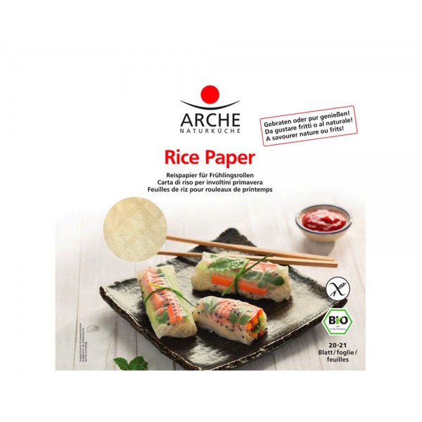 Sfoglie di riso per involtini primavera Senza Glutine 150g Arche