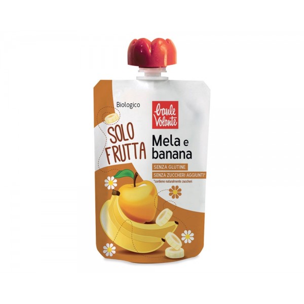 Solo Frutta Mela e Banana 100g Baule Volante