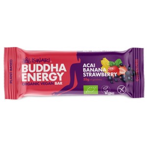 Barretta Buddha Energy Acai, Fragola e Banana 35g Iswari