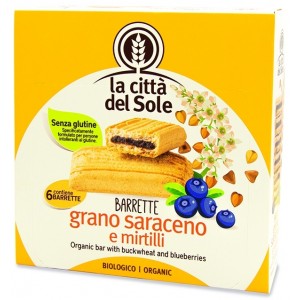 Barrette di Grano Saraceno al Mirtillo 200gr