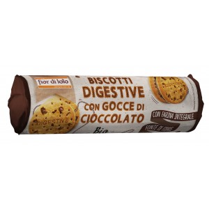 Biscotti Digestive con Gocce di Cioccolato 250g Fior di Loto