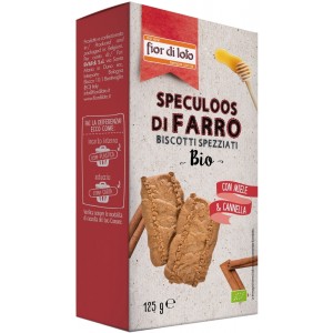 Biscotti Speculoos di Farro 125g Fior di Loto