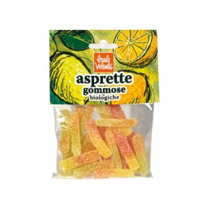 Caramelle asprette gommose alla frutta 75g BAULE VOLANTE