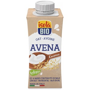 Crema di Avena alternativa alla panna da cucina 200ml Isola Bio