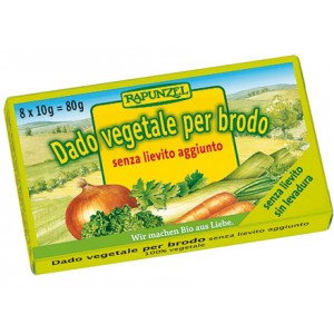 Dado vegetale senza lievito aggiunto 80g RAPUNZEL