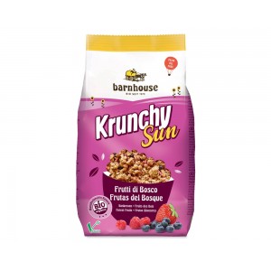 Granola ai frutti di bosco senza zucchero Krunchy Sun 375g BARNHOUSE