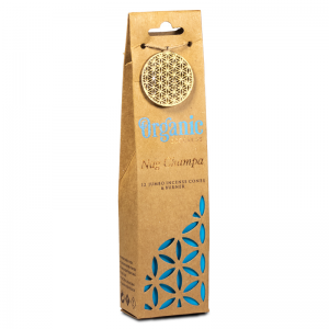 Incenso in coni Nag Champa con brucia coni da 12 coni Organic Goodness