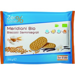 Meridiani Biscotti Semintegrali 250gr Fior di Loto
