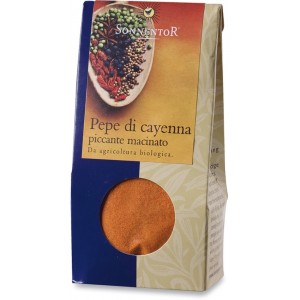 Pepe di Cayenna piccante macinato 40gr Sonnentor 