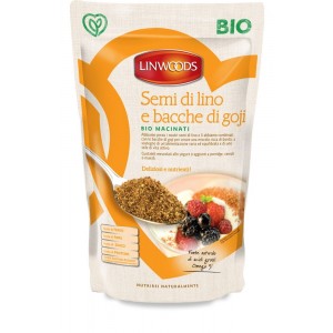 Semi di lino e bacche di goji macinati 200g Linwoods