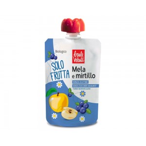 Solo Frutta Mela e Mirtillo 100g Baule Volante
