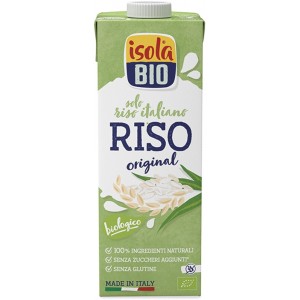 Bevanda Vegetale di Riso Senza Zucchero 1l Isola BIo