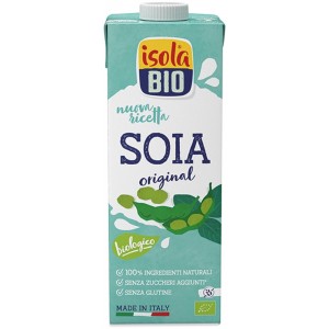Bevanda Vegetale di Soia Senza Zucchero Natural 1l IsolaBio
