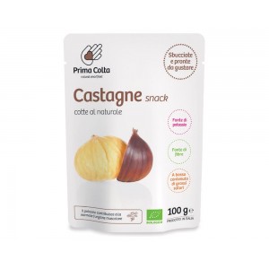 Castagne snack al naturale 100g Prima Colta