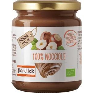 Crema di Nocciole tostate 100% 200g Fior di Loto