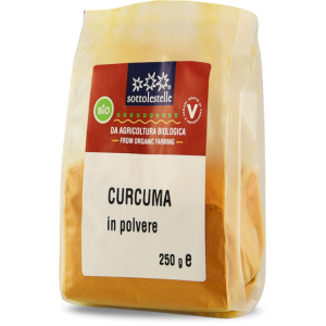 Curcuma Biologica in Polvere 500gr Sottolestelle