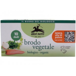 Dado vegetale biologico senza olio di palma 100g ALCE NERO