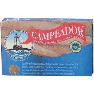 Filetti di sgombro al naturale 120g CAMPEADOR