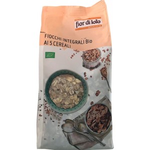 Fiocchi ai 5 cereali integrali 500g Fior di Loto