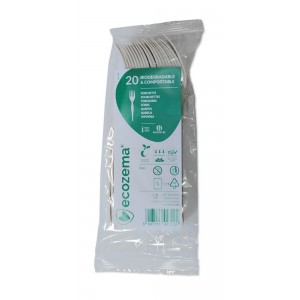 Forchetta in mater-b 20pz Ecozema