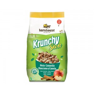 Granola Mela e Cannella Krunchy Sun 375g BARNHOUSE