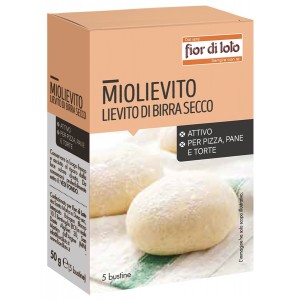 Lievito di Birra Miolievito 5x10g Fior di Loto