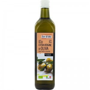 Olio extra vergine di oliva bio fruttato leggero 750ml Fior di Loto
