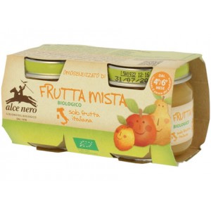Omogeneizzato di frutta mista 2x80g ALCE NERO