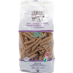 Penne integrali di Grano Duro Italiano 500g Iris