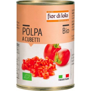 Pomodori a Cubetti 400g Fior di Loto