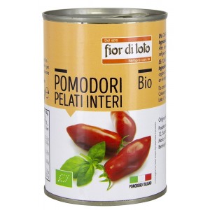 Pomodori Pelati Interi 400g Fior di Loto