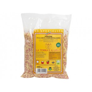 Puntine alla carota e bietola rossa 500g LA TERRA E IL CIELO