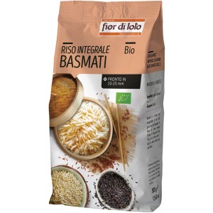Riso Basmati Integrale 500gr Fior di Loto