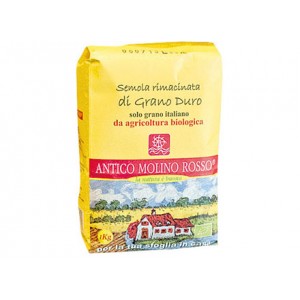 Semola di grano duro rimacinata 1kg ANTICO MOLINO ROSSO