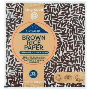 Sfoglie di riso per involtini primavera Senza Glutine 200g King Soba