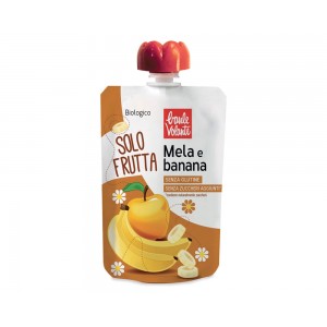 Solo Frutta Mela e Banana 100g Baule Volante