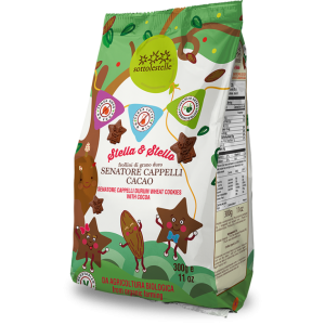 Stella&stello biscotti grano cappell akrux® cacao 300g SOTTOLESTELLE