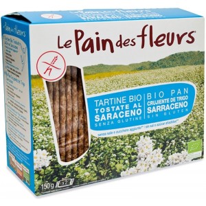 Tartine tostate al grano saraceno senza sale 150g Le pain des fleurs