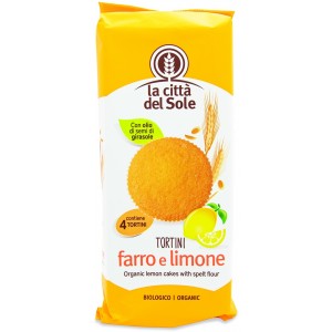 Tortine di Farro al Limone 180g La Città del Sole