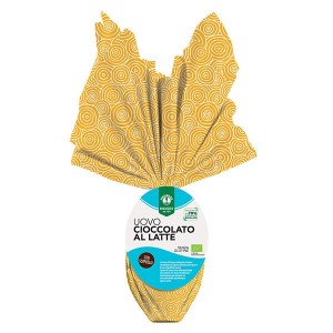 Uovo di Pasqua senza glutine bio con cioccolato al latte 200g Probios