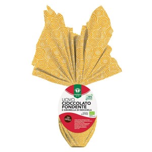 Uovo di Pasqua fondente senza glutine con Granella di Nocciole 200g PROBIOS 