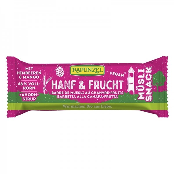 Barretta di Muesli con Canapa e Frutta 50g Rapunzel