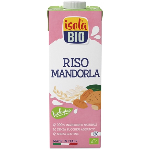 Bevanda Vegetale di Riso e Mandorla Drink 1l IsolaBio